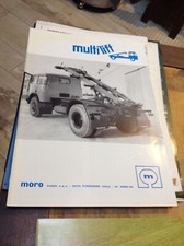 VINTAGE MULTILIFT ADVERTISING LEAFLET F.LLI MORO TRUCK 