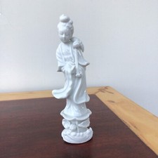 CHINESE BLANC DE CHINE PORCELAIN GUANYIN KWAN YIN FIGURINE