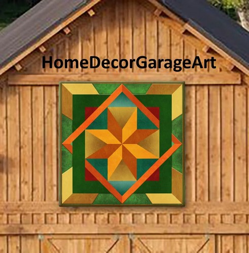 Barn quilt metal sign - barn,