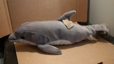 WWF ANNA CLUB PLUSH DOLPHIN - 15" Soft Plush Toy - 1986