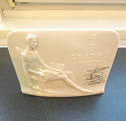 Lladró white porcelain vase - white,