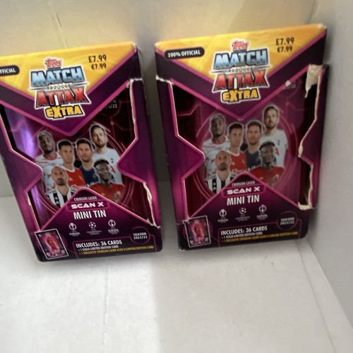 Tins match attax - of, extra