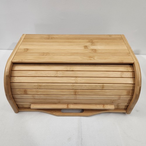 Bamboo bread box premium - box,