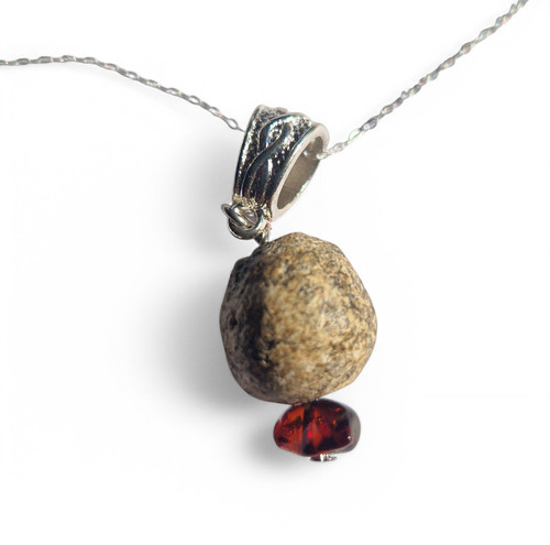 Woolly mammoth bone necklace - mammoth,