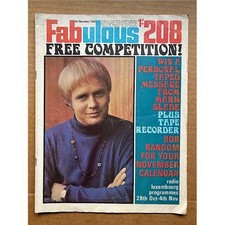 VARIOUS 1968 POP CULTURE FAB 208 MAGAZINE NOVEMBER 2 1968 - mark slade cover wit