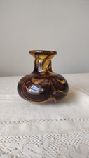Vintage Brown/Amber Art Glass