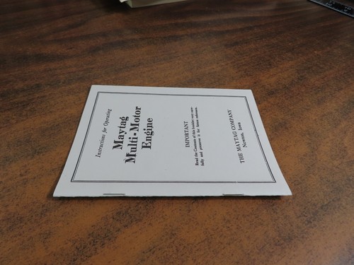 Instructions for operating - for,