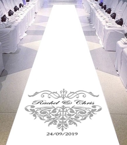 Personalised wedding aisle - wedding,