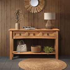 Corona Console Table 3 Drawer
