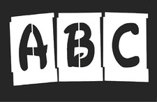 Alphabet Letter Stencils set