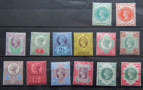 1887 jubilee set of 14 - 1887,