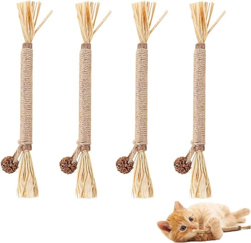 4pcs cat toys silvervine - toys,