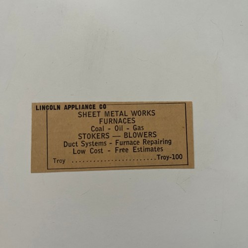 Lincoln appliance sheet - lincoln,
