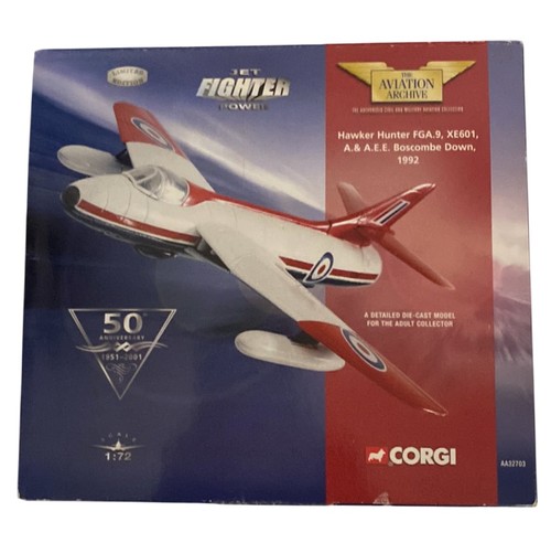 Corgi hawker hunter - hawker, fga.9