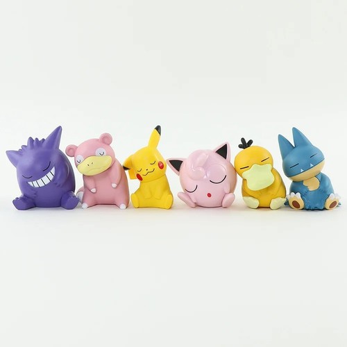 6pcs pokemon mini - 6pcs,