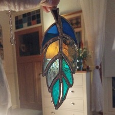 Handmade Stained Glass Green