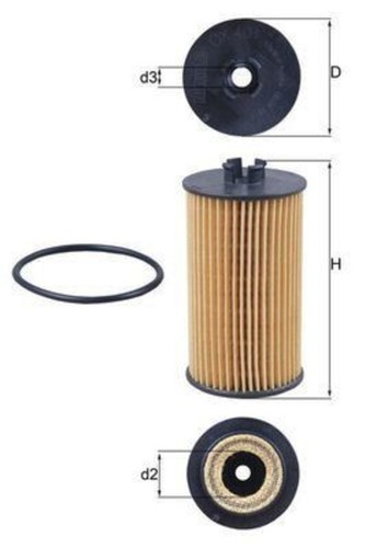 Oil filter mahle fits - fits, opel