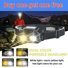 2PCS Super Bright Head Torch