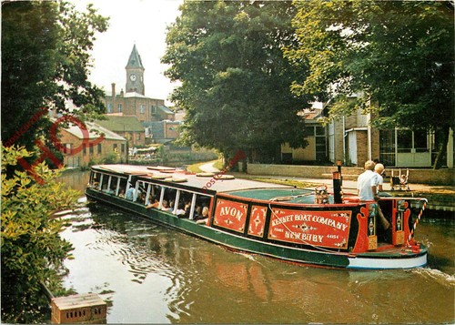Picture postcard motor barge - postcard-:motor,