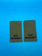 Royal Air Force Regiment Rank Slides RAF No Rank
