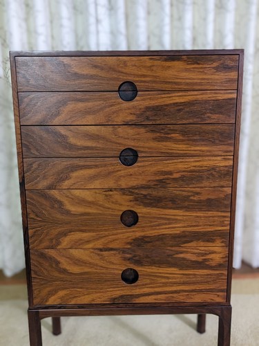 Danish 1950s rosewood chest - danish, of