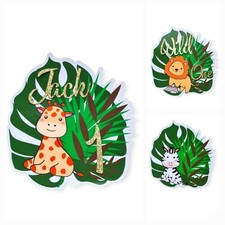 Safari cake topper decorations