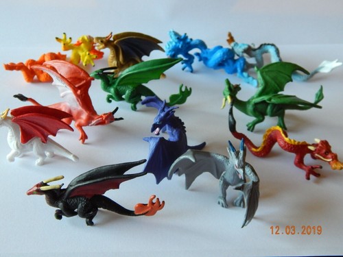 Toy dragons figures tube - figures!,