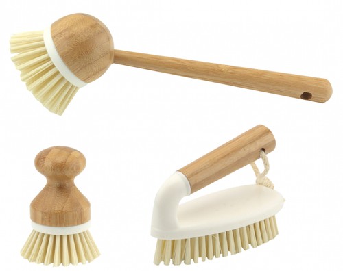 3pcs bamboo household cleaning - 3pcs,