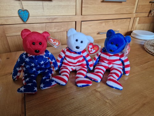 Beanie babies liberty bears - ty,