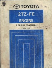 TOYOTA PREVIA,ESTIMA,TARAGO 2TZ-FE 2.4 ENGINE FACTORY WORKSHOP MANUAL 1990-2000