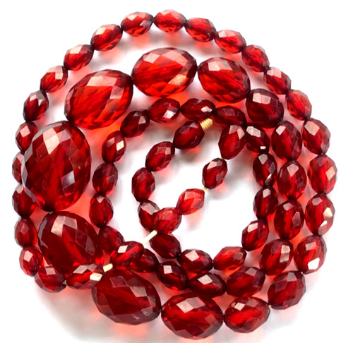Vintage cherry amber - vintage, bakelite