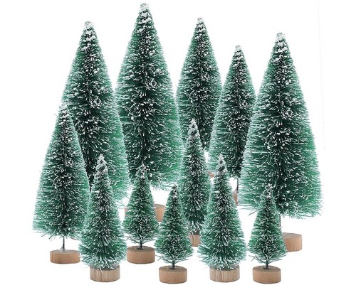 Pieces mini christmas trees - pieces,