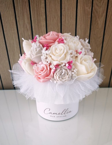 Bouquet candles made of - a,