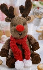 Reindeer Toy Knitting Pattern