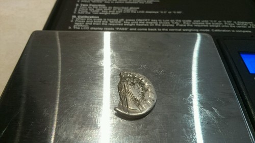 Roman silver denarius - roman,
