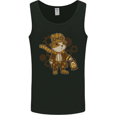 Steampunk Hamster Mens Vest Tank Top