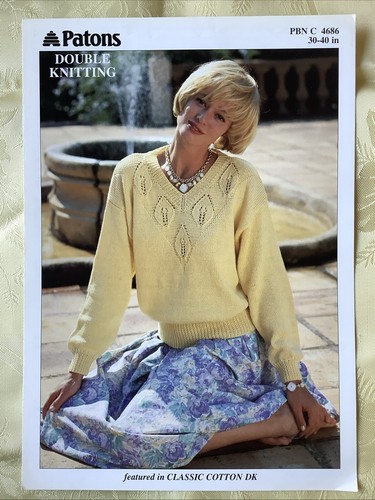 Patons knitting pattern 4686