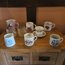 JOB LOT of Mugs And Glasses - Modern/Vintage/Antique