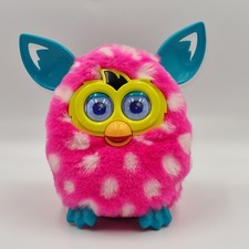 Furby Boom 2012 Pink & White Polka Dots Hasbro Interactive Electronic Pet Tested