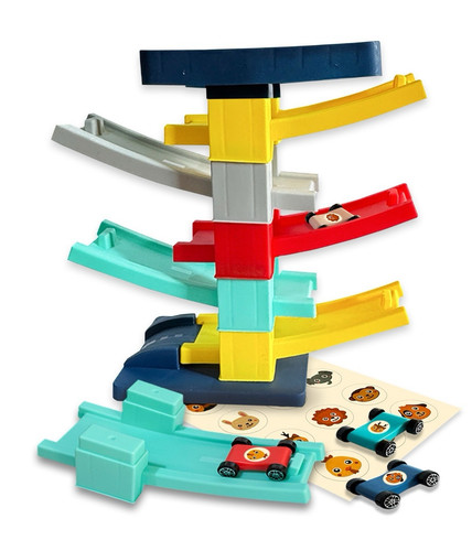 Multicolour car race track - multicolour,