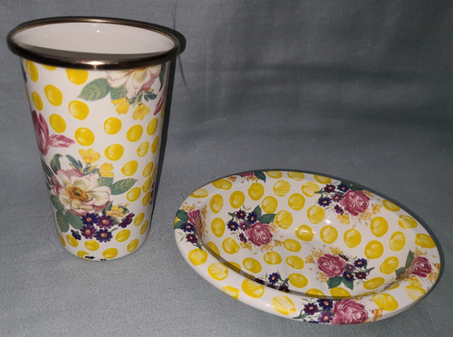 Vtg mackenzie childs - vtg, enamel