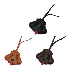 Adorable Poodle Keychain PU