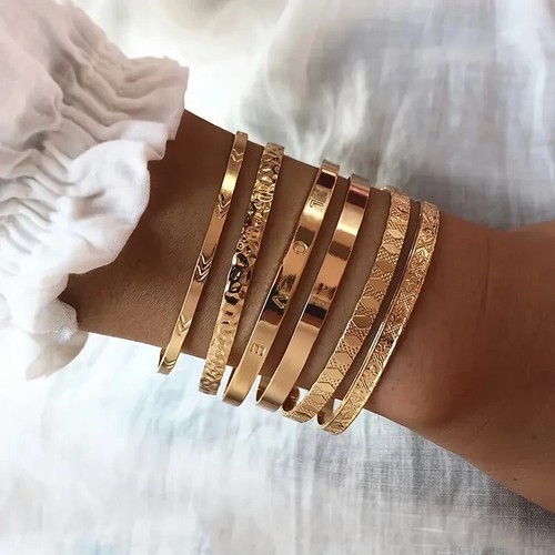 6pcs gold bracelet - 6pcs,