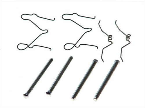Fitting set for brake - , pads