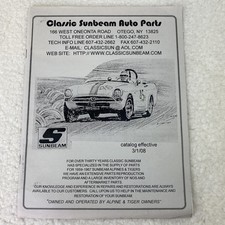 Classic Sunbeam Auto Parts