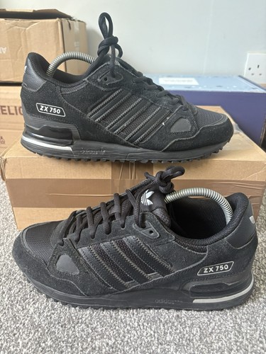 Adidas zx750 triple black - black, uk8