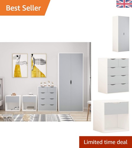 Complete grey and - complete, white