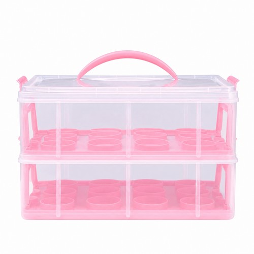 Cupcake carrier stackable - carrier,