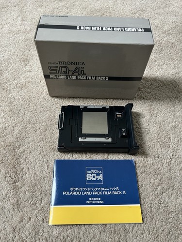 Bronica sqa polaroid film back - bronica,