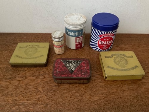 Vintage tins joblot - vintage,